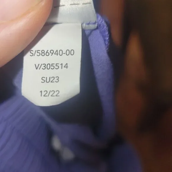 Athleta Pants size 8 Lavender Purple Drawstring Lightweight 8T - Picture 9 of 12